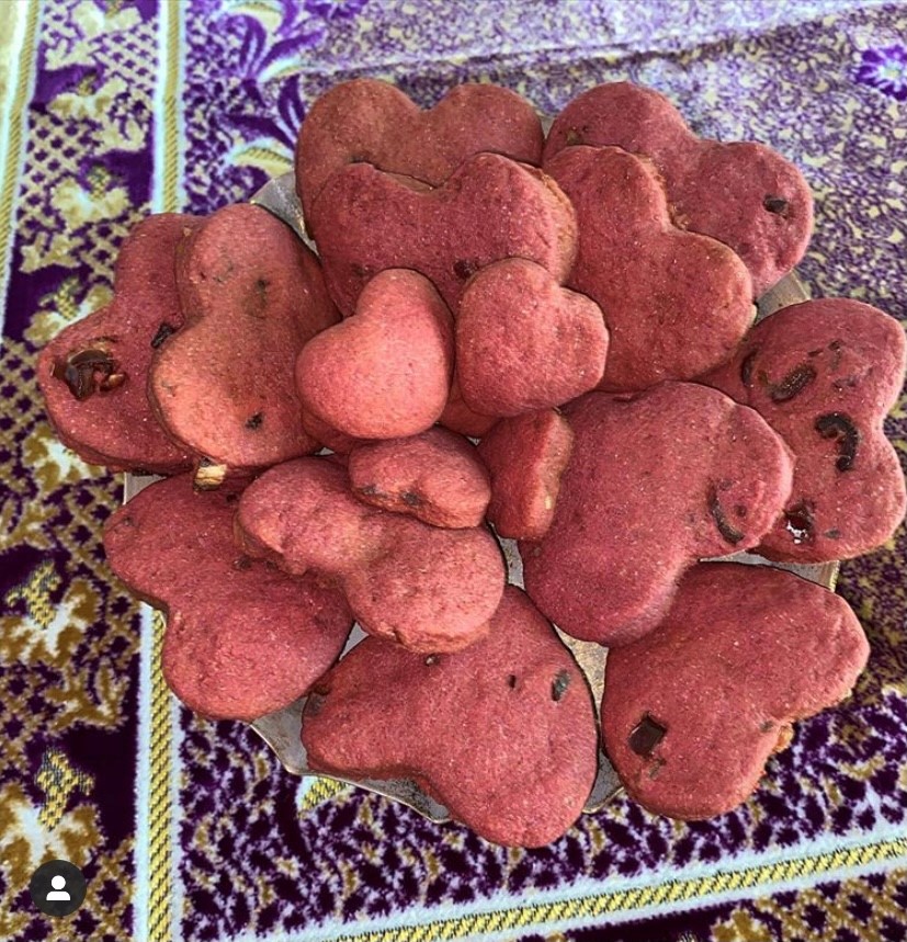 Valentine (Beet & Dates) Cookies